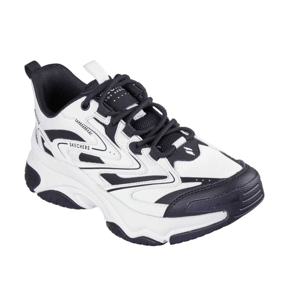 Skechers (4 Uk, White/Black) Womens/Ladies Moonhiker Logo Trainers