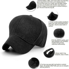 Acquisto rapido Loneshark Cappello da donna a tesa corta anti-sudore con protezione solare stile trucker/baseball Cappel