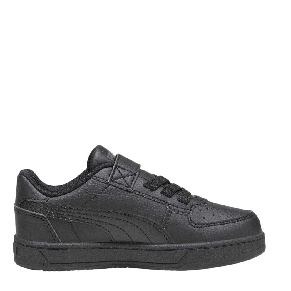 Puma (1 Uk, Dark Grey) Childrens/Kids Caven 2.0 Leather Trainers