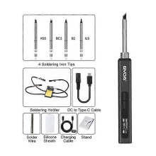 (GD300 holder tips) GVDA Electric Soldering Iron Kit 65W Repair Tool Welding Solder Rework Station Heat Pencil Smart Portable Solder Iron Tips