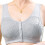 Comfortable Cotton Bra Front Hook Design-Silver gray 42 95 1