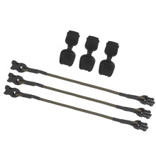 Elastischer Befestigungsgurt, Handschuhe, Clip-Gurt,-OD