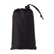 Multipurpose Pocket Polyester Picnic Blanket 100x140cm-Black