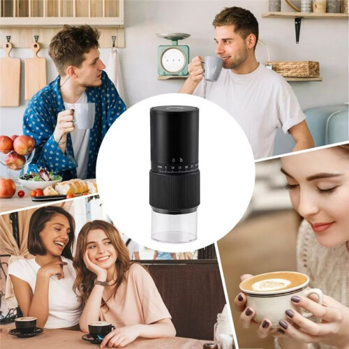 Portable Coffee Grinders Adjustable Coffee Maker Grinder Noise Reduction Grinder for Kitchen Coffee Grinder Rechargeable 1