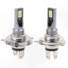 2 nye tåkelys 3030 12SMD 24W H4 H7 H11 9005 H16 P13W LED-tåkelyspærer