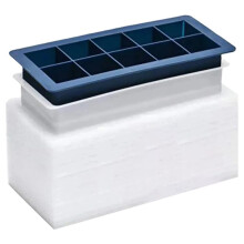 Whiskey Plastic Silicone Cream Square Block Container Easy Release Modern Makers Silicone Mold Bucket Box