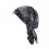 Elastisk bomulls trykt hodeplagg lue - Komfortabelt hodeplagg for kvinner Black 1