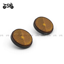 (Yellow reflector) Motorcycle Rear Fender Mudguard Cover License Registration Plate Taillight Bracket for Suzuki GSX R 600 750 2008 2009 2010 K8