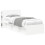 VidaXL vidaXL Headboard Cabinet with Storage White Engineered Wood 4