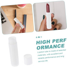 50 leere weiße Lippenstifthülsen, tragbare Lipgloss-Behälter (5 g), DIY-Lippenbalsam-Aufbewahrung für Reisen und Make-up