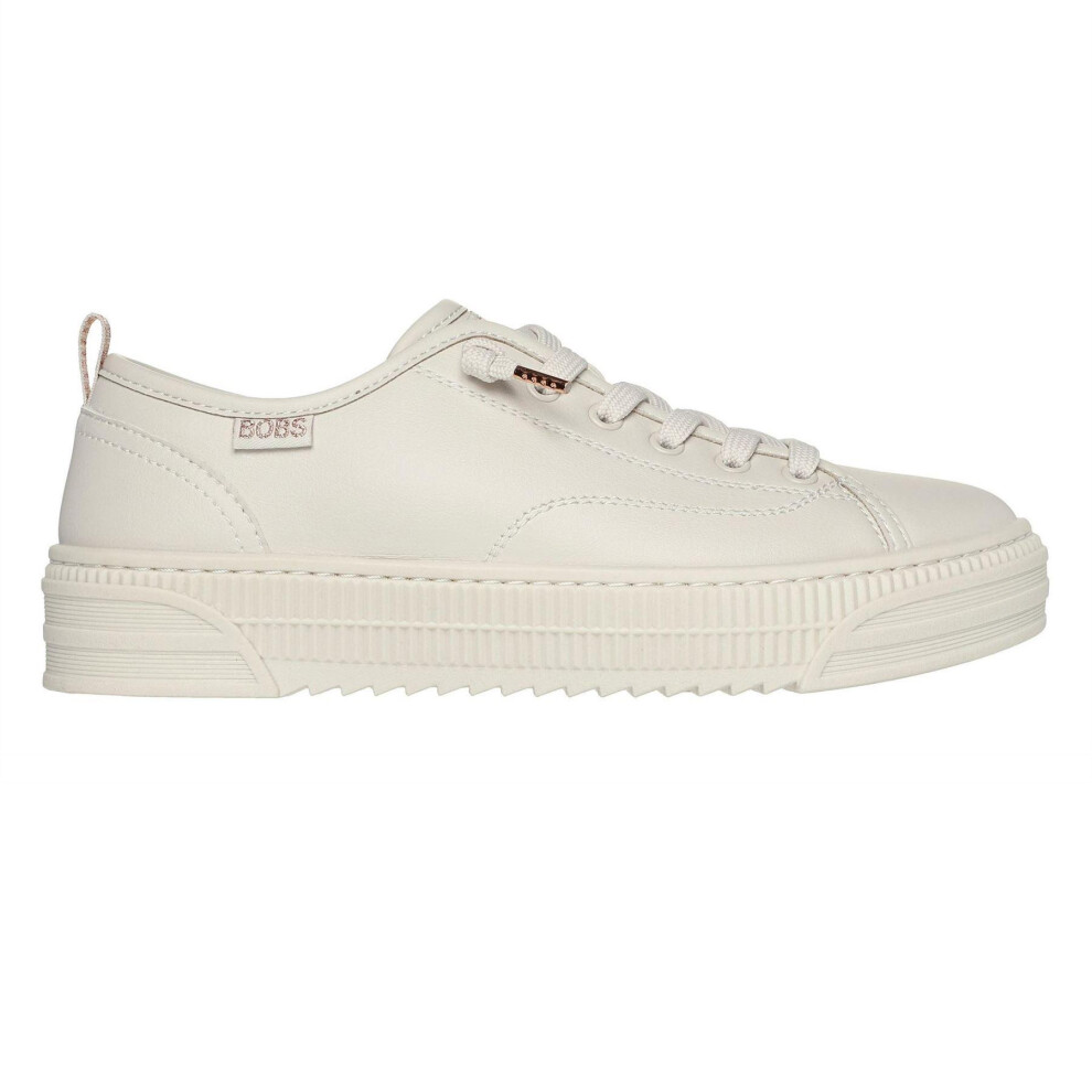 Skechers (3.5 Uk, Off White) Womens/Ladies Bobs Copa Platform Trainers