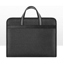 Dokumentenmappen-Organizer-Tragetasche aus Canvas, mehrlagig, mit Reißverschluss und Tragegriff
