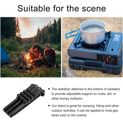 Camping Gas Tank Stand Folding Stove Tripod Stabilizer Portable Bracket 2