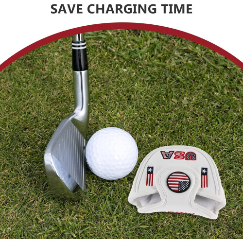 Set di copri mazze da golf, copri testa per mazza grande, putter e driver. 2