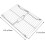 Camping Barbecue Grill Rack Adjustable Height Stainless Steel Foldable 2