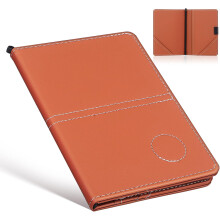 Tragbarer Golf-Scorebook-Halter aus PU-Leder, hellbraun, Golf-Scorecard-Album