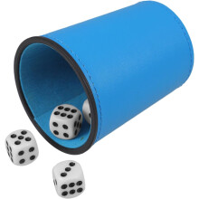1 juego de cubilete para dados de festival, cubilete premium para juegos de fiesta, ligero.