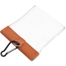 Golf-Tee-Aufbewahrungstasche mit automatischem Verschlussclip, tragbarer PU-Golf-Tee-Halter, Organizer