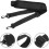 Adjustable Padded Golf Bag Shoulder Strap Replacement, Black Polyester Wide Shoulder Belt 28-55 Inch 3