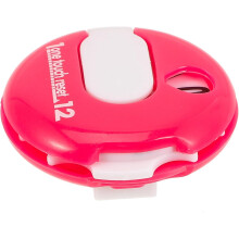 Golf-Schlagzähler mit Hutclip, tragbarer Golf-Schlagzähler, pink, leichtes Zubehör für Golfer auf dem Platz