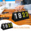 Portable 4-Digit Acrylic Flip Scoreboard, Tabletop Card Game Score Keeper 8