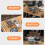 Camping Barbecue Grill Rack Adjustable Height Stainless Steel Foldable 8
