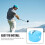Golf Impact Trainingstas voor beginners, draagbare blauwe golfswingtas 6