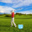 Golf Impact Trainingstas voor beginners, draagbare blauwe golfswingtas 7