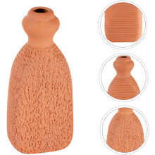Scrubber pentru picioare din argilă naturală de teracotă, piatră ponce