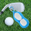 Golfballhüllen, 2er-Pack, Silikonschutz mit Clip, tragbarer elastischer Golfballhalter 6