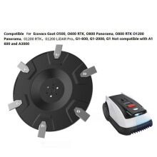 Blade Disc+6Pc Blades for Goat O500 O800 O1200 G1-800 G1-2000 Lawn Mower Robot Blade Disc Lawn Mower Swivel Disc