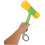 Amarelo bater Mallet com alça ergonômica bater prop jogo 4