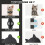 Adjustable Reflective Cat Collar with Silicone Holder compatible with Apple AirTag - Waterproof Polyester Pet Tracker Strap Black 4