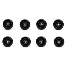 8 Stuks Rolschaatswielen met Lagers voor Dubbele Rijen Skaten, Buiten-/Binnenskates en Skateboards, 32 mm X 58 mm 82A