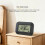 Contemporary Digital Wall Desk Clock Large LCD Display-White 8