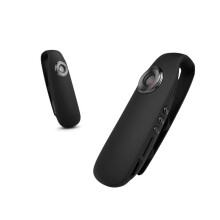 Clip-On Fahrradkamera Schwarz – 1080P Full HD, Loop-Aufnahme, Laden während Aufnahme, 90 Blickwinkel, 3h Video-Akku
