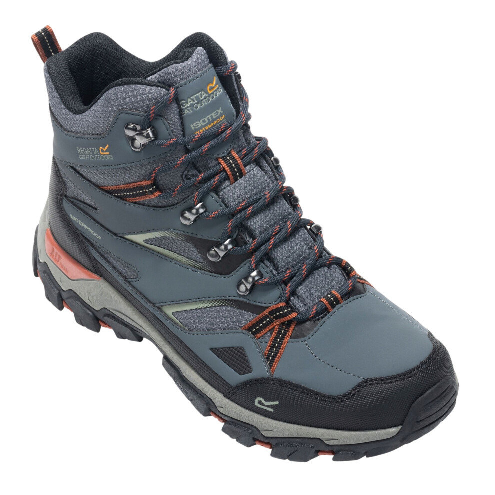 Regatta (7 Uk, Dark Storm/Brick) Mens Holcombe Iii Walking Boots