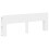 VidaXL vidaXL Headboard Cabinet with Storage White Engineered Wood 2
