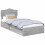 VidaXL vidaXL Storage Bed Grey Sonoma 100 x 200 cm Engineered Wood 3
