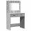 VidaXL vidaXL Dressing Table with Mirror Lights 2 pcs Grey Engineered wood 5