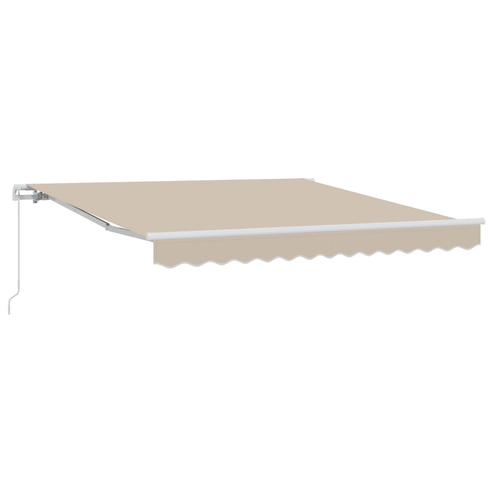 Vidaxl Retractable Awning Beige 300 X 250 X 165 Cm