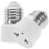 Adaptor priză E27 la priză cu 2 pini, 2 buc. - XinHan 1
