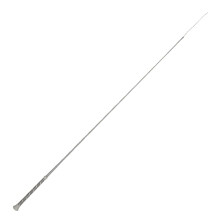 (One Size, Grey) HySCHOOL Schooling Whip With Spiral Sure Grip Handle
