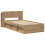 VidaXL vidaXL Bed Frame with Storage Artisan Oak 75 x 190 cm Engineered Wood 5