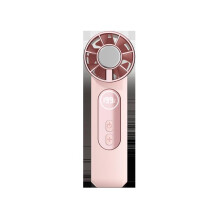 (pink, 1pc) 2026 New USB Handheld Mini Fan, Digital Display, Semiconductor Ice Cooling, Hook Portable Lightweight Fan, Strong Cooling, On-the-Go