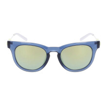 (One Size, Diffused Blue/Yellow) Nike Trend Oval Sunglasses