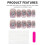(XS) Ongles Faux Rose Blush Strass 7