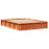 VidaXL vidaXL Bed Frame Wax Brown 140 x 190 cm Solid Pine Wood 3