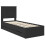 VidaXL vidaXL Bed Frame with Drawer Black 75 x 190 cm Engineer Wood 2