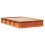 VidaXL vidaXL Bed Frame Wax Brown 140 x 200 cm Solid Pine Wood 3